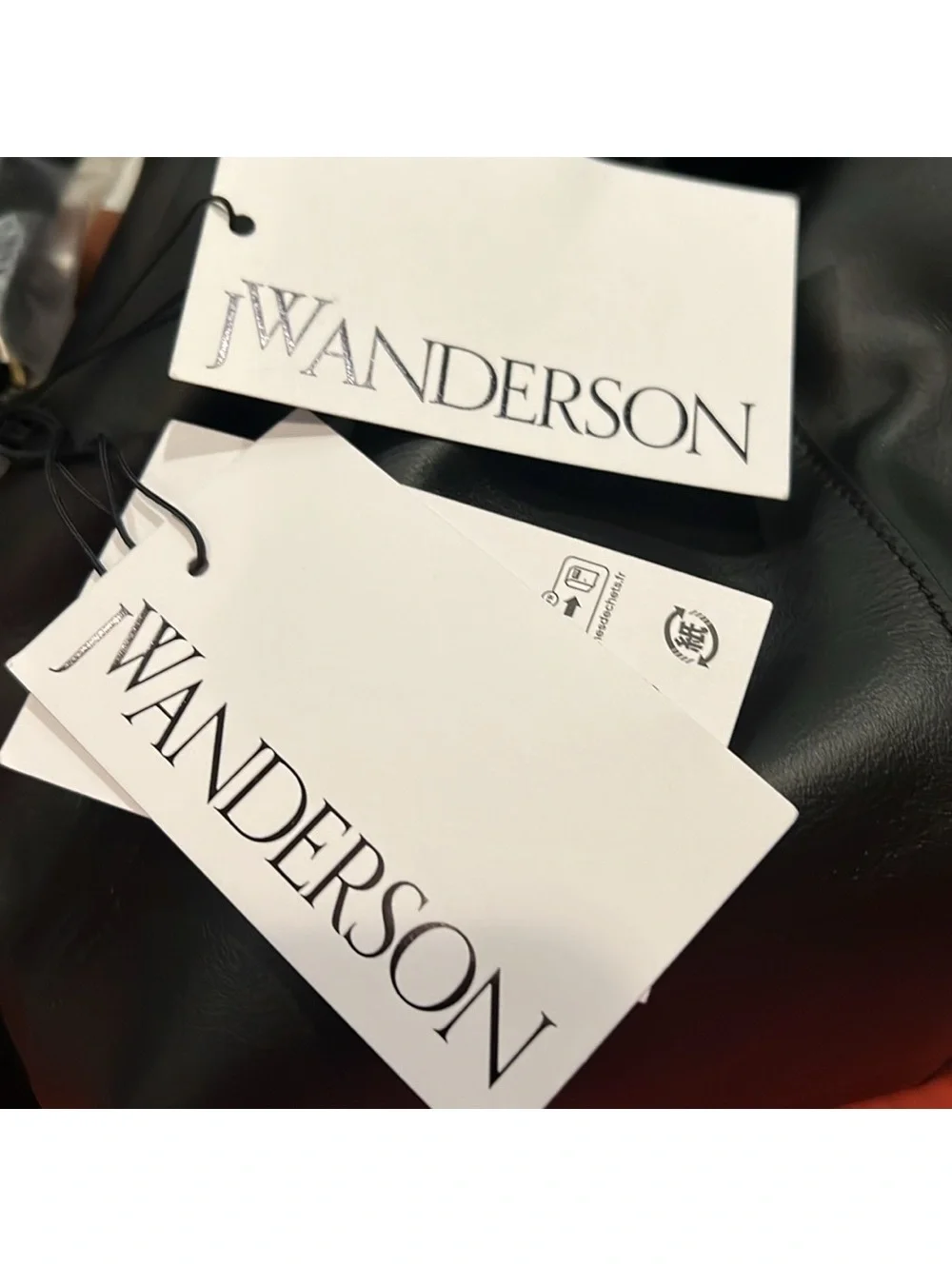 JW Anderson Twister Hobo Bag, Black New w/Tag +Dust Bag Retail $990 QUIET LUXURY